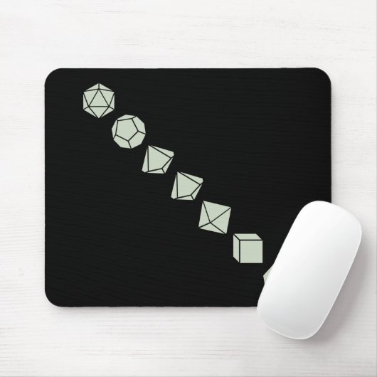 Diagonaal ijs (licht) muismat (Met muis)