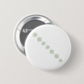 Diagonaal ijs (licht) ronde button 5,7 cm (Voorkant /achterkant)