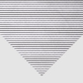 Diagonaal instripes - wit en zwart tissuepapier (Detail)