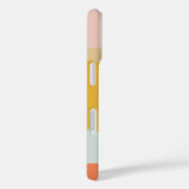 Diagonaal kleurenblok aardepastels, speciaal geper Case-Mate iPhone case (Achterkant / Rechts)