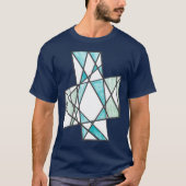 Diagonaal kruis T-shirt (Voorkant)