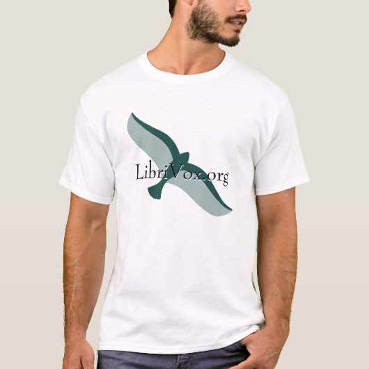 Diagonaal LibriVox T-shirt (Voorkant)