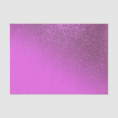 Diagonaal Magenta Paars Glitter Gradient Ombre Tissuepapier (Voorkant)
