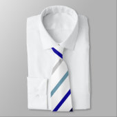 Diagonaal met dunne streep Stropdas met ruiser (Gebonden)