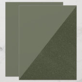 Diagonaal mosgroen gestructureerd papier (Voorkant / Achterkant)
