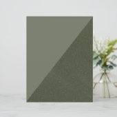 Diagonaal mosgroen gestructureerd papier (Staand voorkant)
