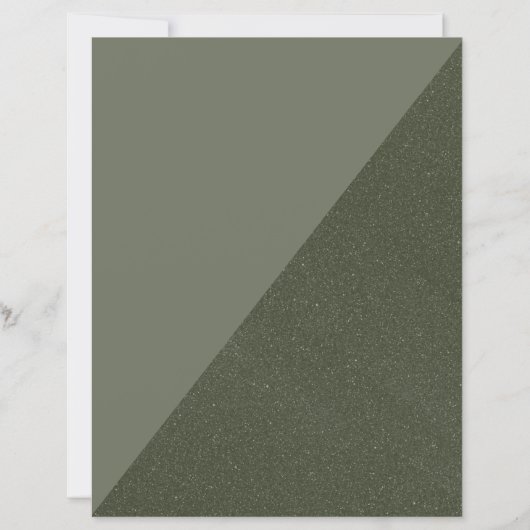 Diagonaal mosgroen gestructureerd papier (Voorkant)
