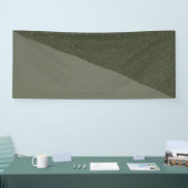 Diagonaal mosgroene textuur banner (Beurs)
