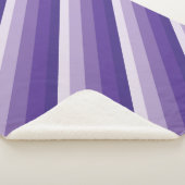 diagonaal ombre-strepen, in paarse tonen sherpa deken (3/4)