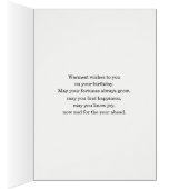 Diagonaal ontwerp zwarte lijn 89e verjaardag (Binnen (Rechts))