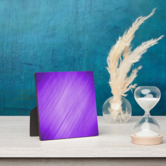 Diagonaal Paarse moderne bandenbandjes Fotoplaat (Insitu)