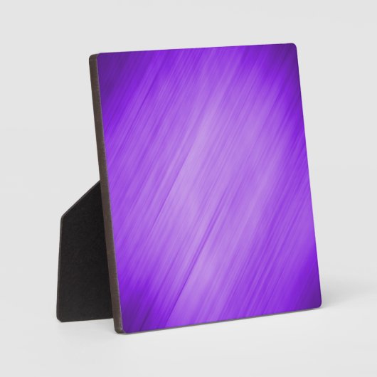 Diagonaal Paarse moderne bandenbandjes Fotoplaat (Voorkant)