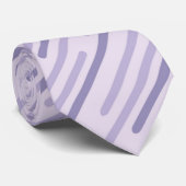 Diagonaal paarse strepen stropdas (Opgerold)