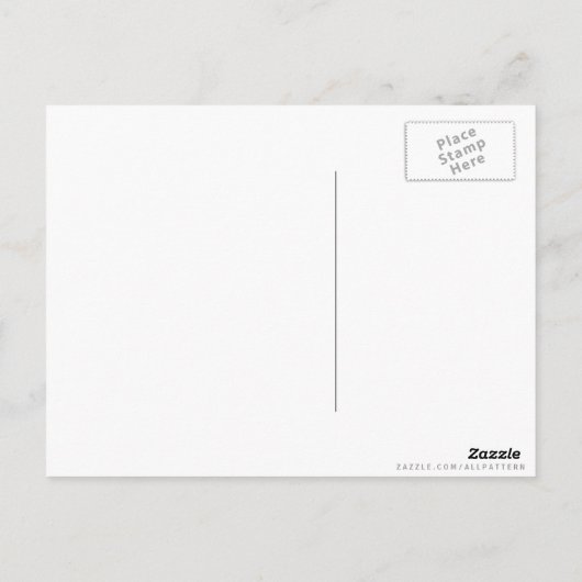 Diagonaal patroon voor zwart-wit briefkaart (Achterkant)