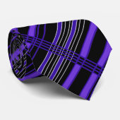 Diagonaal Patroonpatroon Paarse gestripte Stropdas (Opgerold)