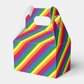 Diagonaal regenboogpatroon bedankdoosjes (Achterkant)