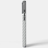 Diagonaal ritme in zwart en wit Case-Mate iPhone case (Achterkant / Links)