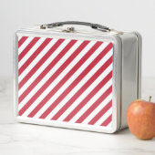 Diagonaal rood en wit strepenpatroon (In situ)