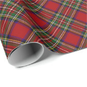 Diagonaal Rood Geplakt ontwerp — rol voor verpakki Cadeaupapier (Rol Hoek)