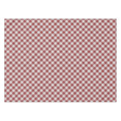 Diagonaal rood geruit tafelkleed (Voorkant (Horizontaal))