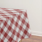 Diagonaal rood geruit tafelkleed (Voorbeeld)