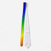 Diagonaal Rood Stropdas regenboogkleuren (Achterkant)