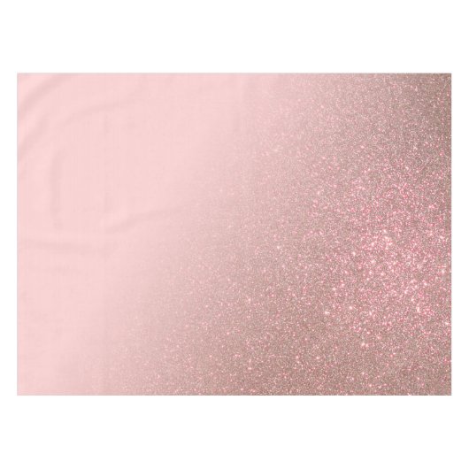 Diagonaal Roos Gold Blush roze ombre gradiënt Tafelkleed (Voorkant (Horizontaal))