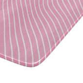 Diagonaal roze en wit snijplank (Hoek)