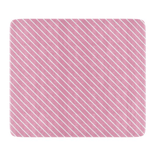 Diagonaal roze en wit snijplank (Voorkant)