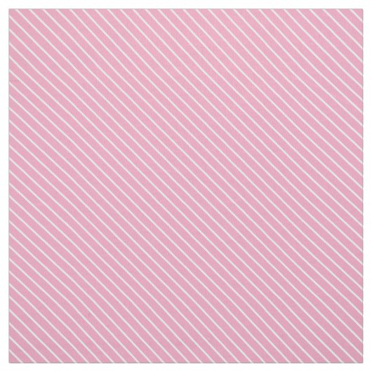 Diagonaal roze en wit stof (Swatch)