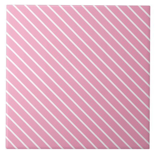 Diagonaal roze en wit tegeltje (Voorkant)