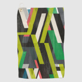 Diagonaal Slipstream-patroon Golfhanddoek (Voorkant)