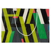 Diagonaal Slipstream-patroon Groot Cadeauzakje (Achterkant)