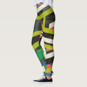 Diagonaal Slipstream-patroon Leggings (Links)