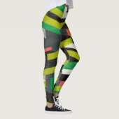 Diagonaal Slipstream-patroon Leggings (Rechts)