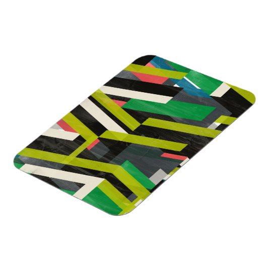 Diagonaal Slipstream-patroon Magneet (Linkerzijde)