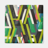 Diagonaal Slipstream-patroon Magneet (Voorkant)