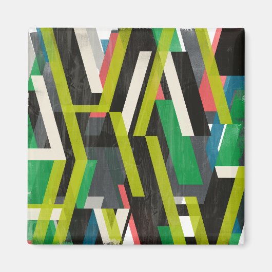 Diagonaal Slipstream-patroon Magneet (Voorkant)