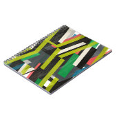 Diagonaal Slipstream-patroon Notitieboek (Linkerzijde)