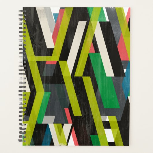 Diagonaal Slipstream-patroon Planner (Voorkant)