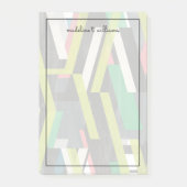 Diagonaal Slipstream-patroon Post-it® Notes (Voorkant)