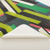 Diagonaal Slipstream-patroon Sherpa Deken (3/4)