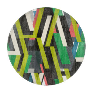 Diagonaal Slipstream-patroon Snijplank