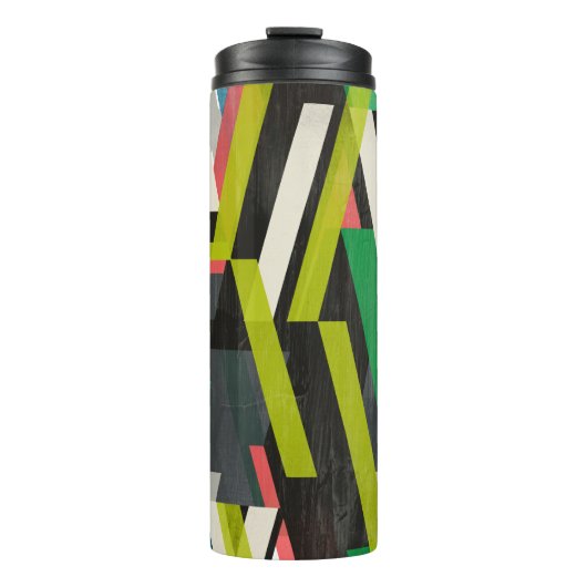 Diagonaal Slipstream-patroon Thermosbeker (Voorkant)