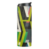 Diagonaal Slipstream-patroon Thermosbeker (Gedraaid links)