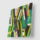 Diagonaal Slipstream-patroon Vierkante Klok (Hoek)