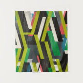 Diagonaal Slipstream-patroon Wandkleed (Voorkant)