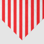 Diagonaal snoeprietstrips met kerstrood en wit tissuepapier (Detail)