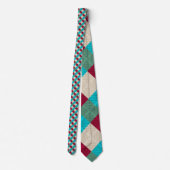 Diagonaal Southwestern Hypnotic Diamond Stropdas (Achterkant)