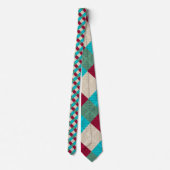 Diagonaal Southwestern Hypnotic Diamond Stropdas (Achterkant)